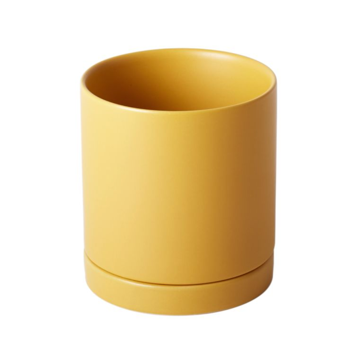 Modern Romey Pot 4in Yellow