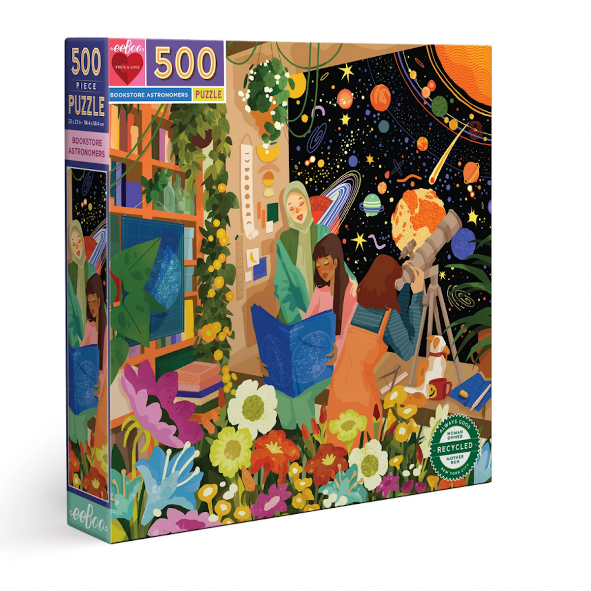 Bookstore Astronomers eeBoo Puzzle 500pcs