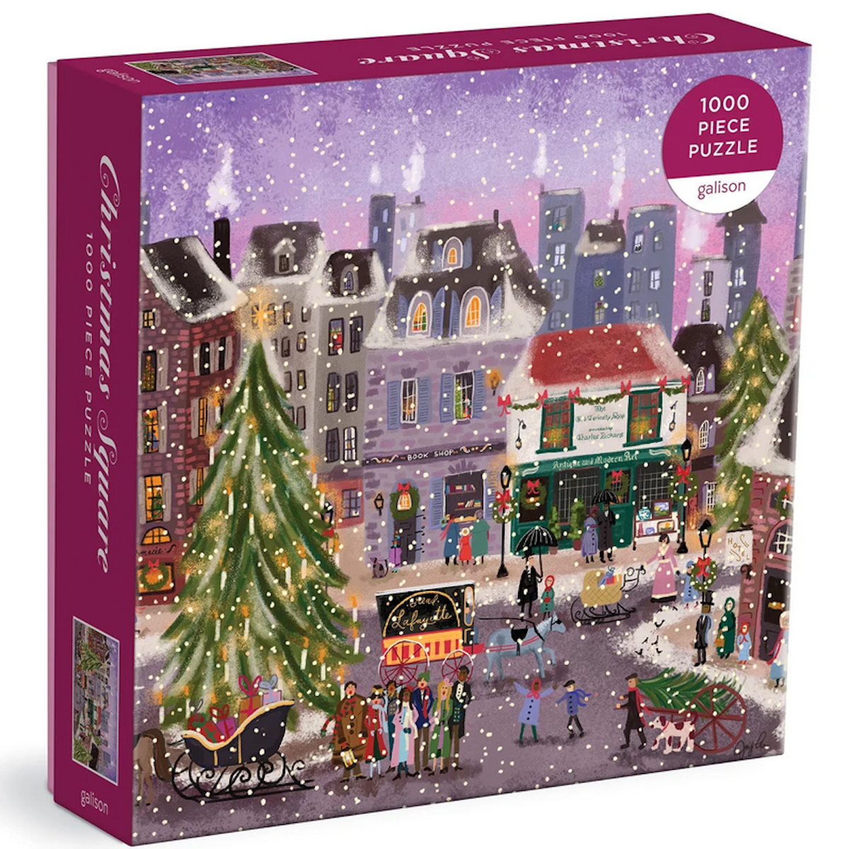 Joy Laforme Christmas Square Galison Puzzle 1000pcs