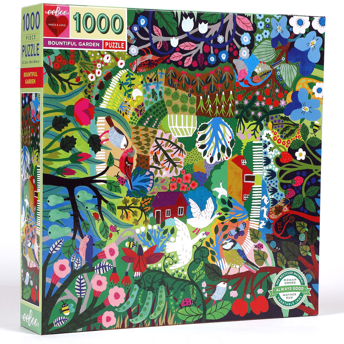 Bountiful Garden eeBoo Puzzle 1000pcs