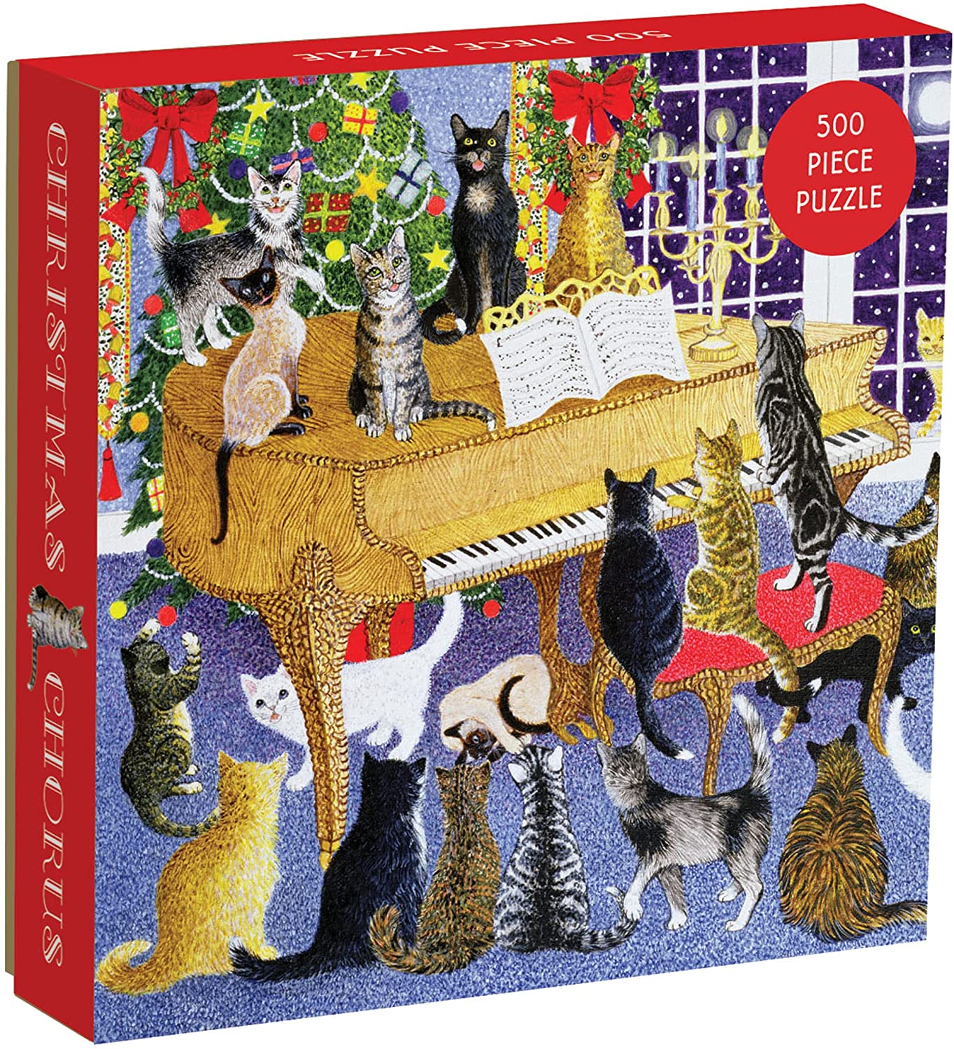 Christmas Chorus Galison Puzzle 500pcs