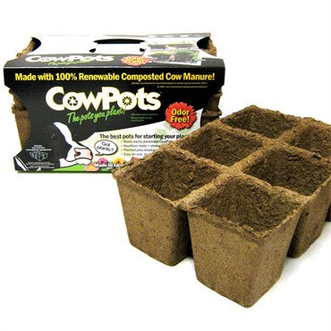 Cow Pot Six Cell Tray 3 Pack