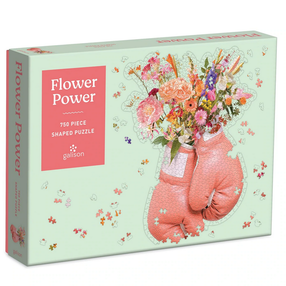 Flower Power Shaped Galison Puzzle 750pcs
