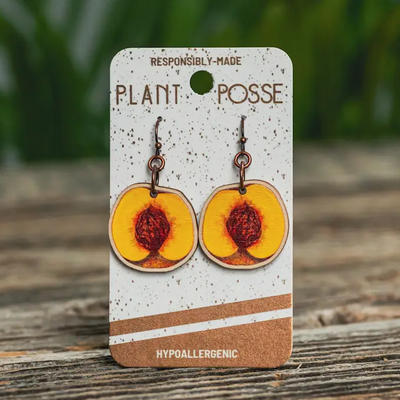 Plant Posse Peaches Dangle Earrings