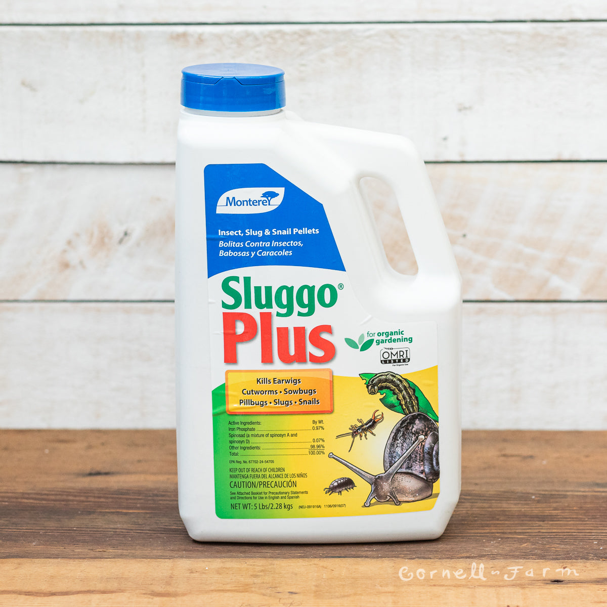 Sluggo Label Sluggo Plus 5 lb – Cornell Farm