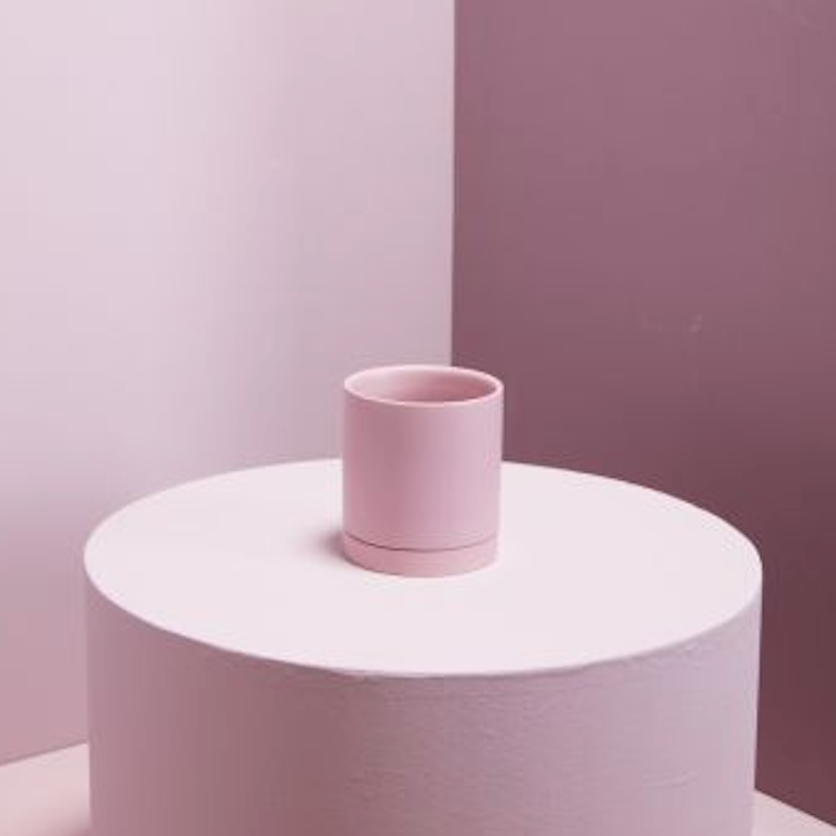 Modern Romey Pot 4in Pink