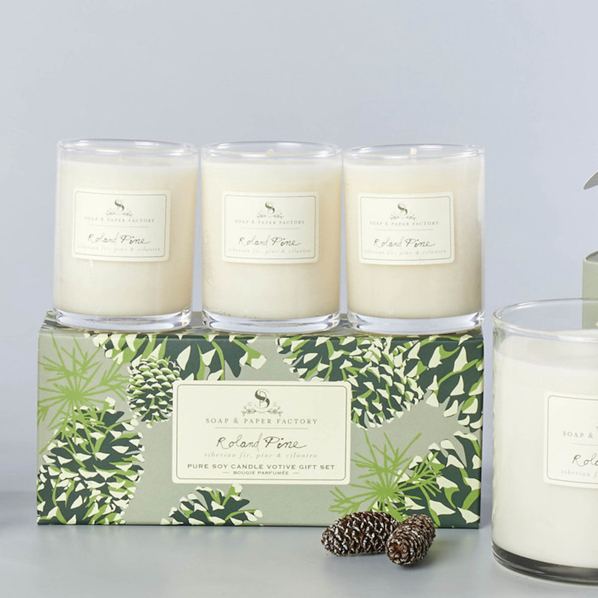 Roland Pine Trio Votive Gift Set