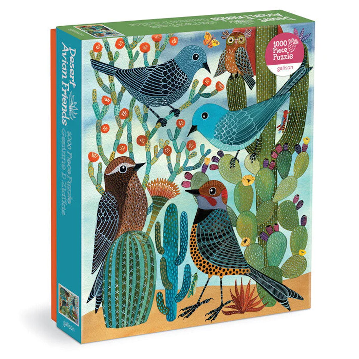 Desert Avian Friends Galison Puzzle 1000pcs