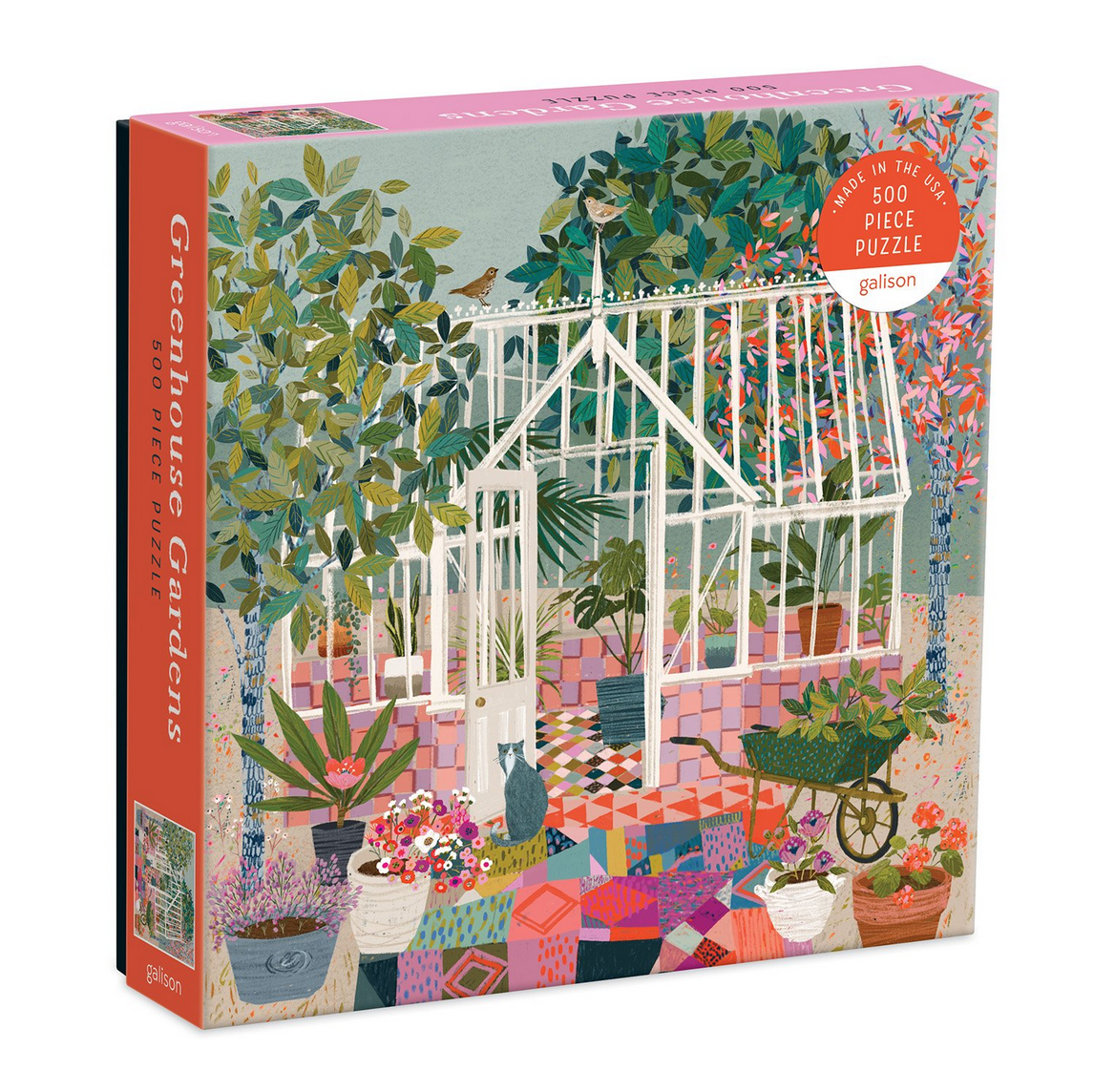 Greenhouse Garden Galison Puzzle 500pcs