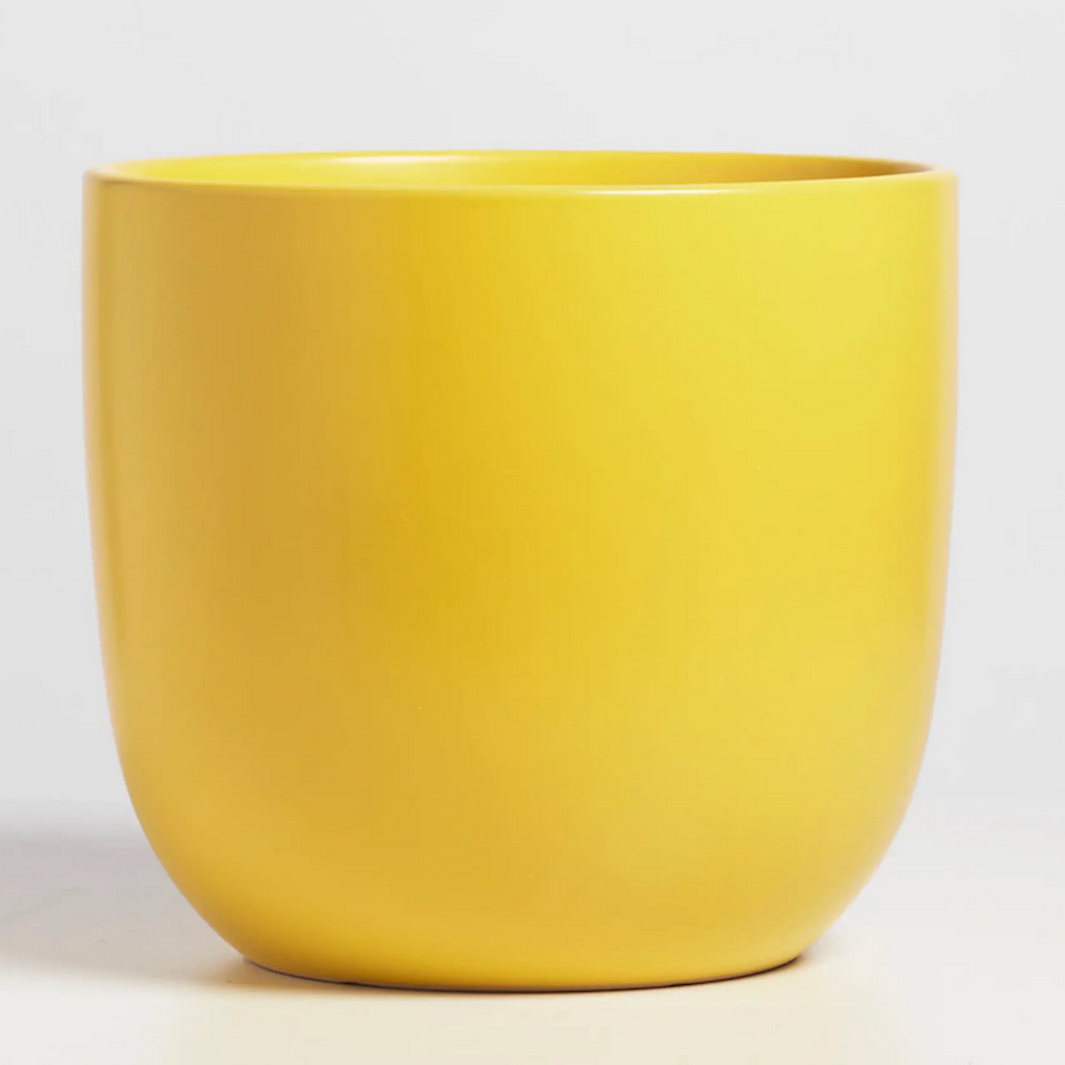 Peach&Pebble Ceramic Planter 7in Yellow