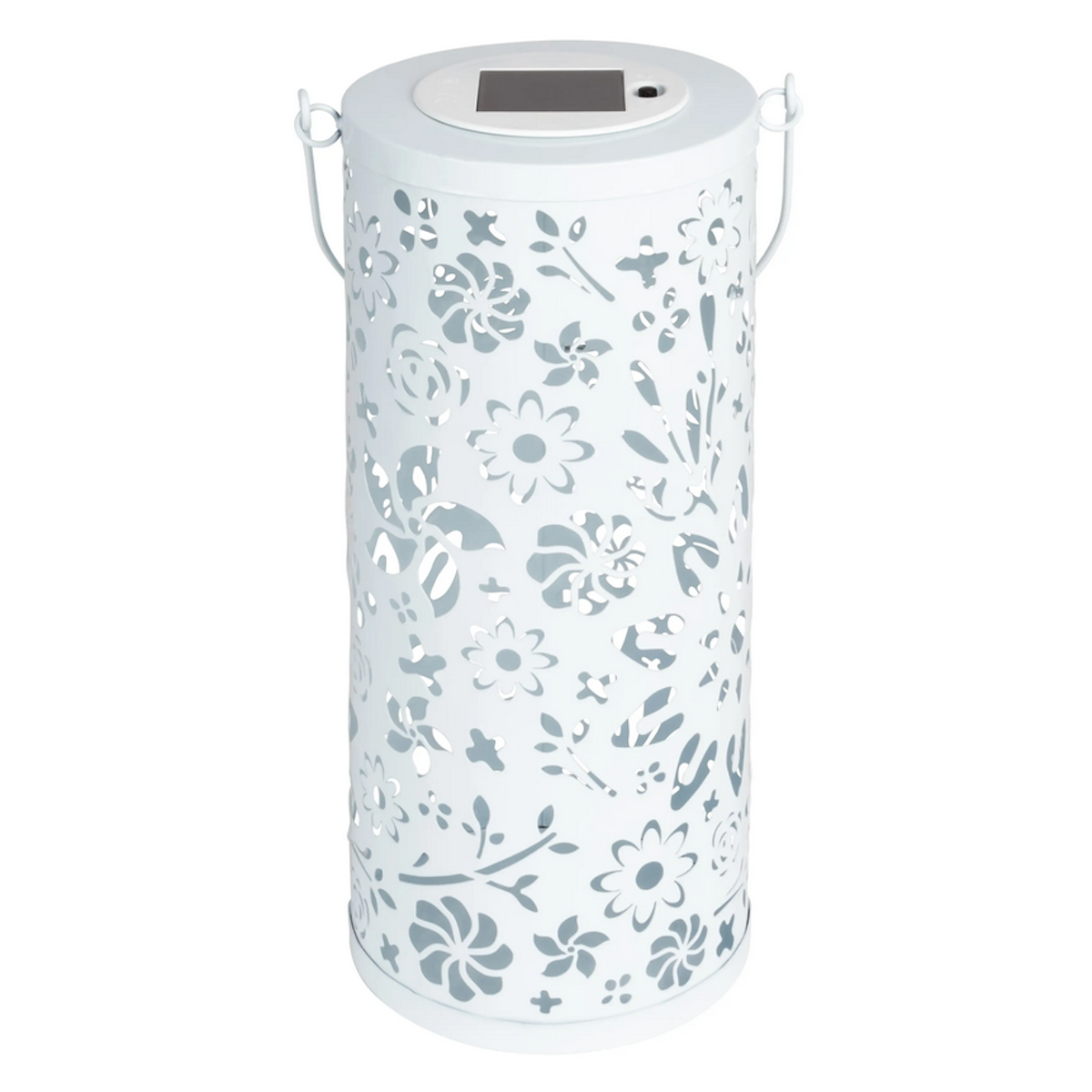 Solar Lantern Bloom - White 5x12in