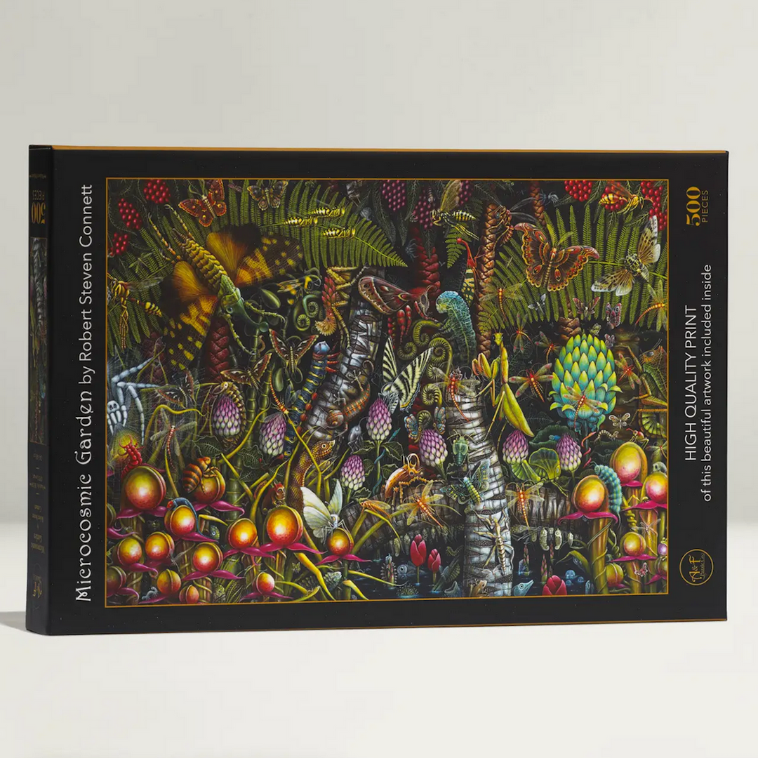Microcosmic Garden ArtFable Puzzle 500pc Velvet Touch – Cornell Farm