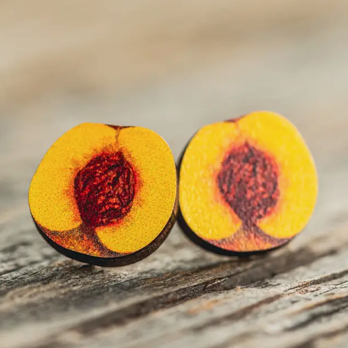 Plant Posse Peaches Stud Earrings